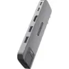 Image de Sitecom Adaptateur Multiport 6-en-2 Pour Magsafe Macbook Air Argenté / Noir (ac-1001)