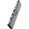 Image de Sitecom Adaptateur Multiport 7-en-2 Pour Mac M1 / M2 Argenté Noir (ac-1003)