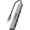 Image de Sitecom Hub Usb-c Vers 4 X Usb-a Argenté / Noir (cn-5003 )
