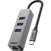 Image de Sitecom Hub Usb-c Vers Ethernet / Usb-a Argenté Noir (ad-1008)