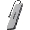 Image de Sitecom Adaptateur Multiport Pro 10-en-1 Usb4 Pd Argenté / Noir (cn-7001)