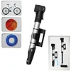 Image de Pompe à Air Vélo - Aluminium Léger - Support Inclus - 2 Valves Benson