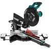 Image de Vonroc - Scie à Onglet Coulissante pro 200W - Lame de Scie ø 255 mm 48 Dents - Laser, led - Scie Multi-Matériaux