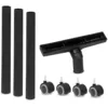 Image de Jeu d'accessoires pour l'aspirateur portatif VC508DC avec roulettes, tube-rallonge et embout pour plancher - Vonroc