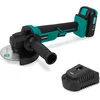 Image de VONROC Meuleuse d'angle sans fil   20 V   Ø 125 mm   Poignée latérale incluse   Batterie 2,0 Ah et chargeur rapide inclus