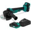 Image de VONROC Meuleuse d'angle sans fil   20 V   Ø 125 mm   Poignée latérale incluse   2 batteries 2,0 Ah et chargeur rapide inclus