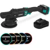 Image de VONROC PRO Dual Polisseuse Action 20 V   Ø 150 mm Avec batterie 4,0 Ah, chargeur rapide et 5 disques de polissage