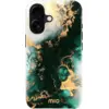Image de MIO By Mobilize Cover Magsafe Compatible Iphone 16 Green Marble (29870)