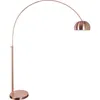 Image de Lampe de sol design 39x170x190/205 cm en métal plaqué cuivre