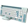 Image de Qware Clavier Sans Fil + Souris Florence Azerty Noir (pcb-398gn)