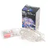 Image de EDM - Guirlande en fil d'argent esprit de Noël - multicolore - 100 micro-LED - 1,5 m - 71276