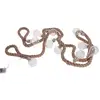 Image de EDM - Guirlande lumineuse led avec motif ampoule sur ficelle de jute - 10 ampoules