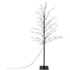 Image de Ecd Germany Arbre à led 150 cm avec 360 LEDs Blanc Chaud, Arbre Lumineux avec Minuterie, Girlande de Lumière Intérieur/Extérieur, Branches Flexibles,