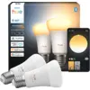 Image de Philips Hue Ampoule Led A67 Lumière Blanche Chaude À Froide Culot E27 Lot De 2