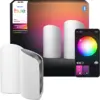 Image de Philips Hue Lampe Murale Play Wall Washer Blanc 2 Pièces