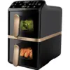 Image de Philips Airfryer 4000-serie Dual-stacked - Double Na462/70 2 Tiroirs (sync) 10 L Jusqu'à 6 Pers. Économise 45% D'espace Friteuse À Air Chaud Noir