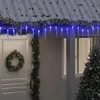 Image de Guirlande lumineuse à glaçons Noël 200 LED bleu acrylique PVC vidaXL