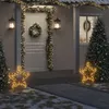 Image de vidaXL Décoration lumineuse étoile de Noël avec piquets 80 LED 60 cm