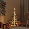 Image de Arbre de Noël en bois pour décoration 75 cm bois massif de pin vidaXL