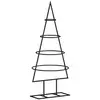 Image de Arbre de Noël en métal pour décoration noir 60 cm vidaXL