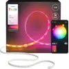 Image de Philips Hue Rallonge Ruban Led Flux - De 5 Mètres Installation Facile Lumière Blanche Et Colorée Technologie Chromasync 