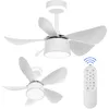 Image de Ventilateur de plafond avec éclairage et télécommande, Lampe de plafond Ventilateur silencieux, abs Pales, led Lampe Ventilateur Plafond pour Chambre