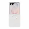 Image de Samsung Silicone Ring Magnet Coque De Téléphone Pour Z Flip8 Blanc