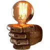 Image de Applique murale Main gauche Poing retro style de decoration de Loft industriel antique Creative Lampe pour Restaurant Bar Café Résine Chambre