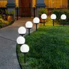 Image de Lampes Exterieure Solaires De Jardin Au Sol, Exterieure Étanche Lumiere 8 Pack IP44 Globe Stake lumière Pour extérieur Villa pelouse Jardin, Paysage,