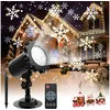Image de Candle Flocon de neige Projecteur de Noël led IP65 Lumière de Projecteur Exterieur et Intérieur Décoration,Noël, Mariage