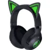 Image de Razer Kraken Bt Kitty Edition V2 Over-ear Casque De Jeu Sans Fil Avec Anti-bruit Noir