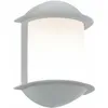 Image de Applique extérieure Applique extérieure de terrasse de jardin, fonte d'aluminium argent, 1x led 7W 550Lm, LxAxH 16x22x10 cm Eglo 78059