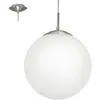 Image de Suspension ball media 60w attacco e27 nickel 85262