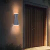Image de Applique murale applique maison applique extérieure lumière terrasse, haut & bas IP44, verre satiné, 3x led 2,5W 180Lm 3000K, LxH 16x23,5 cm