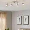 Image de Plafonnier Spot silencieux Plafonnier led, avec spots mobiles, 4x5W 4x360lm 3000K, LxH 65x14,5 cm