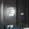 Image de Spot mural chromé pour salon, salle à manger, éclairage en verre, lampe pour couloir