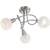 Image de Plafonnier - Elliott - nickel - métal - ø 39cm - E14LED - Globo