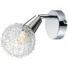 Image de Applique murale led, maille aluminium, spot orientable cicer