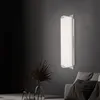 Image de Applique murale led en verre chromé 43 cm pour salon, chambre à coucher, salle à manger