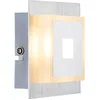 Image de Plafonnier spot led 5 watts chrome aluminium acrylique quadralla