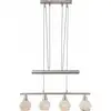 Image de Plafonnier led suspension spot en verre salon timon lumière réglable en hauteur Globo 54341-4Z