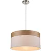 Image de Suspension - Chipsy - beige - métal - ø 40cm - E27 - - Globo