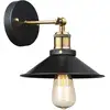 Image de Vintage applique salle de travail ancien laiton lampe de bureau noir réglable Globo 15053W