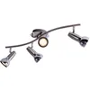 Image de Led plafonnier lampe chrome salon éclairage couloir lumière spot bar mobile