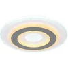 Image de Plafonnier led télécommande lampe lumière du jour plafonnier dimmable lampe de salon lampe de salle à manger, fonction mémoire fixable cct, métal,
