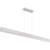 Image de Suspension droite Plafonnier suspension lampes de table à manger Fonction mémoire led, dimmable via interrupteur mural, 1x 40 watts 1x 2690 lm, LxlxH
