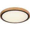 Image de Globo - plafonnier - Bruno - naturel - métal - ø 31cm - led -