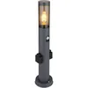 Image de Lampadaire - Boston - anthracite - métal - ø 13cm - E27 - - Globo