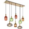 Image de Globo - suspension - NORMY - multicolore - verre - grande lampe