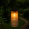 Image de Lampe solaire LED Lanterne extérieure Décoration de jardin Lampe de balcon, verre plastique métal, batterie IP44, 3000K blanc chaud, H 25 cm